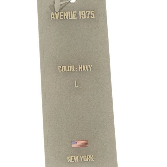 NWT Avenue 1975 men’s large fleece Navy Blue sweatshirt - Picture 4 of 4